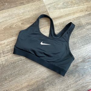 Black Nike sports bra. Padded. Good condition size S